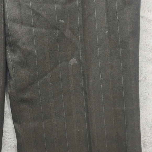 Ann Taylor Business Slacks Trousers Pinstripe Baggy Career - Picture 9 of 9